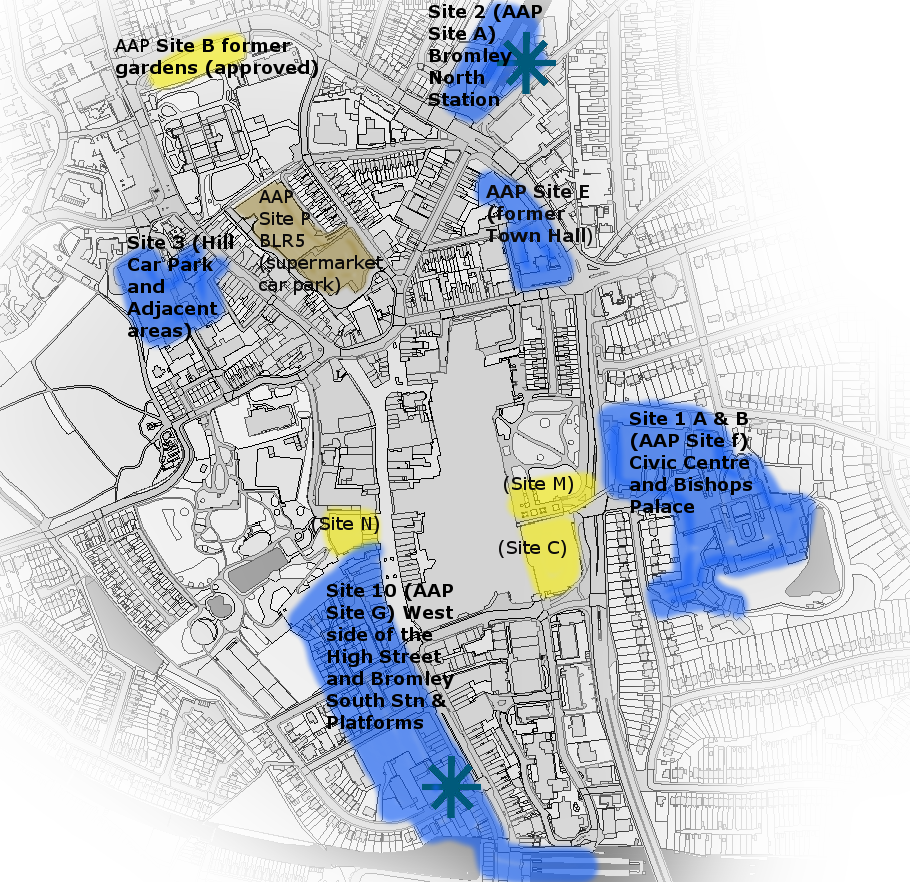 Town Centre Planning Street Map Working 2 