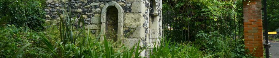 flint-and-stone old building corner